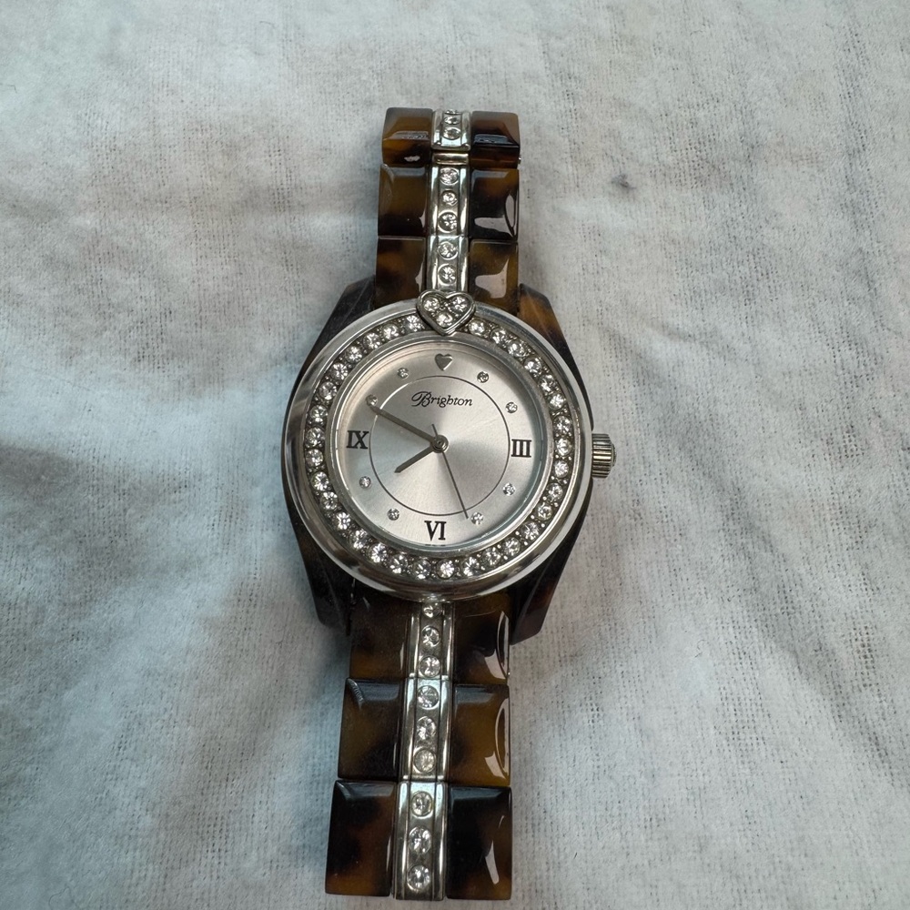 Brighton Silver and Brown Watch